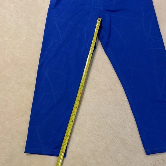RBX Blue Cropped Leggings in size Large - Picture 4 of 7